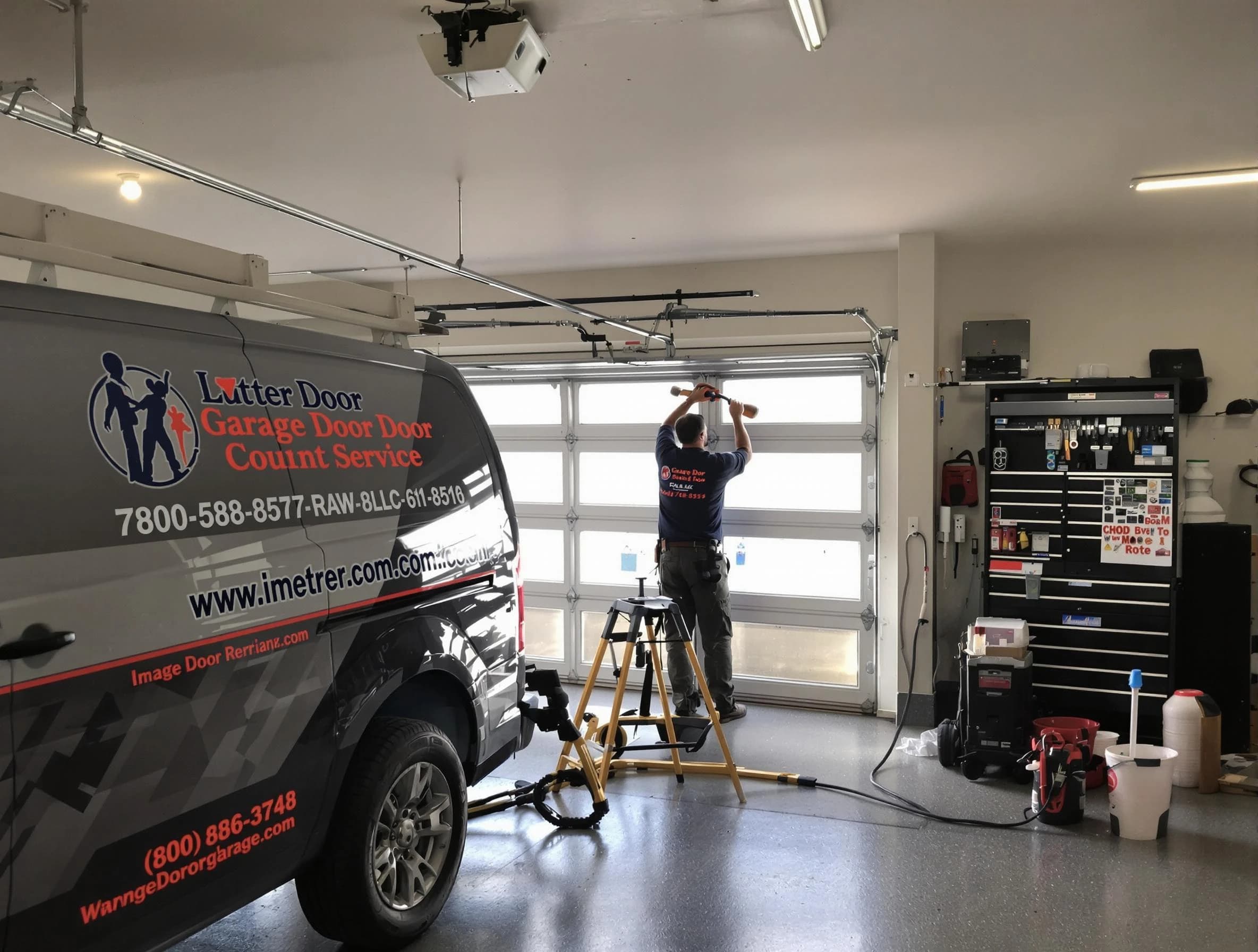 Kearns Garage Door Repair rapid response team performing same-day repair in Kearns