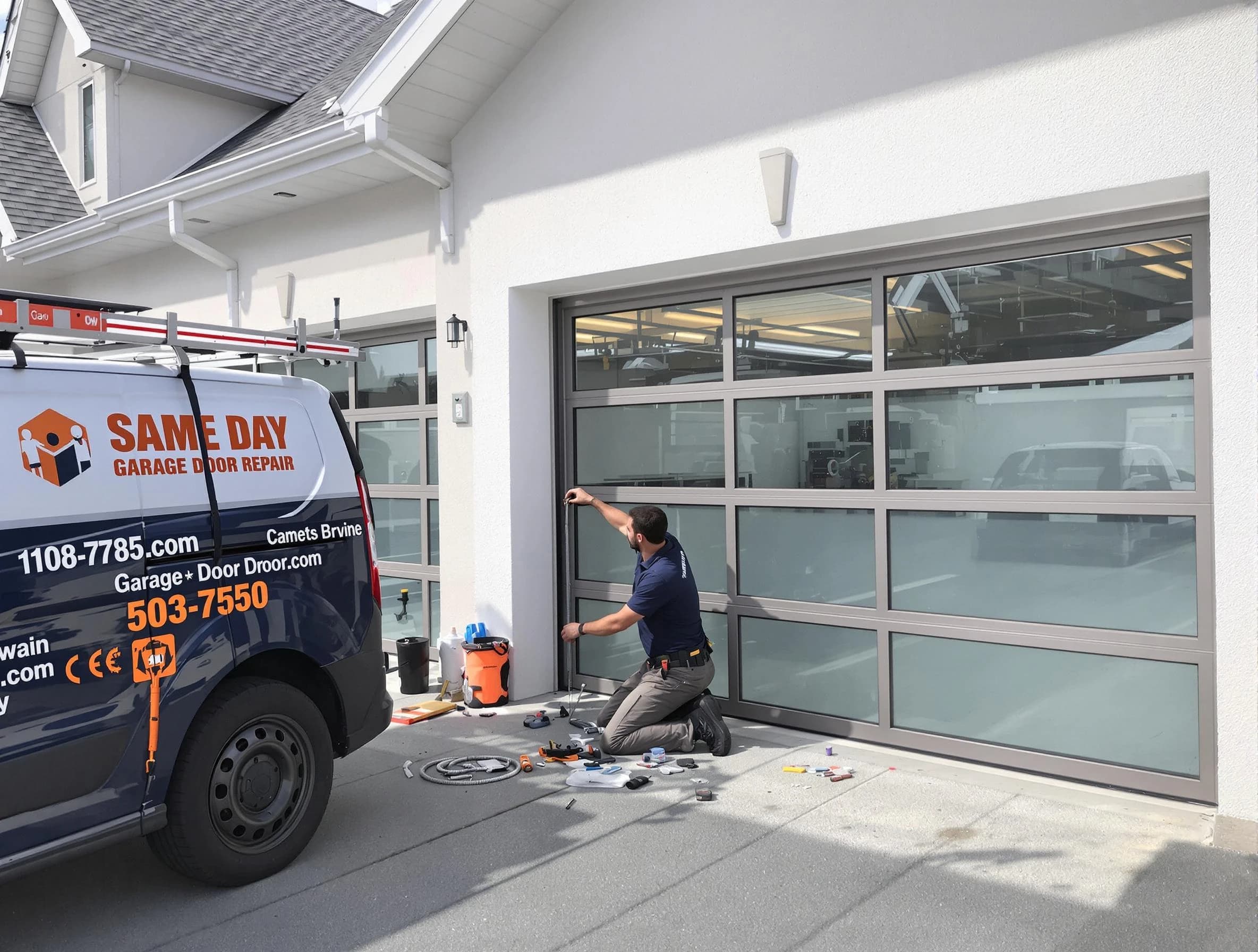 Same-day garage door repair service by Kearns Garage Door Repair in Kearns