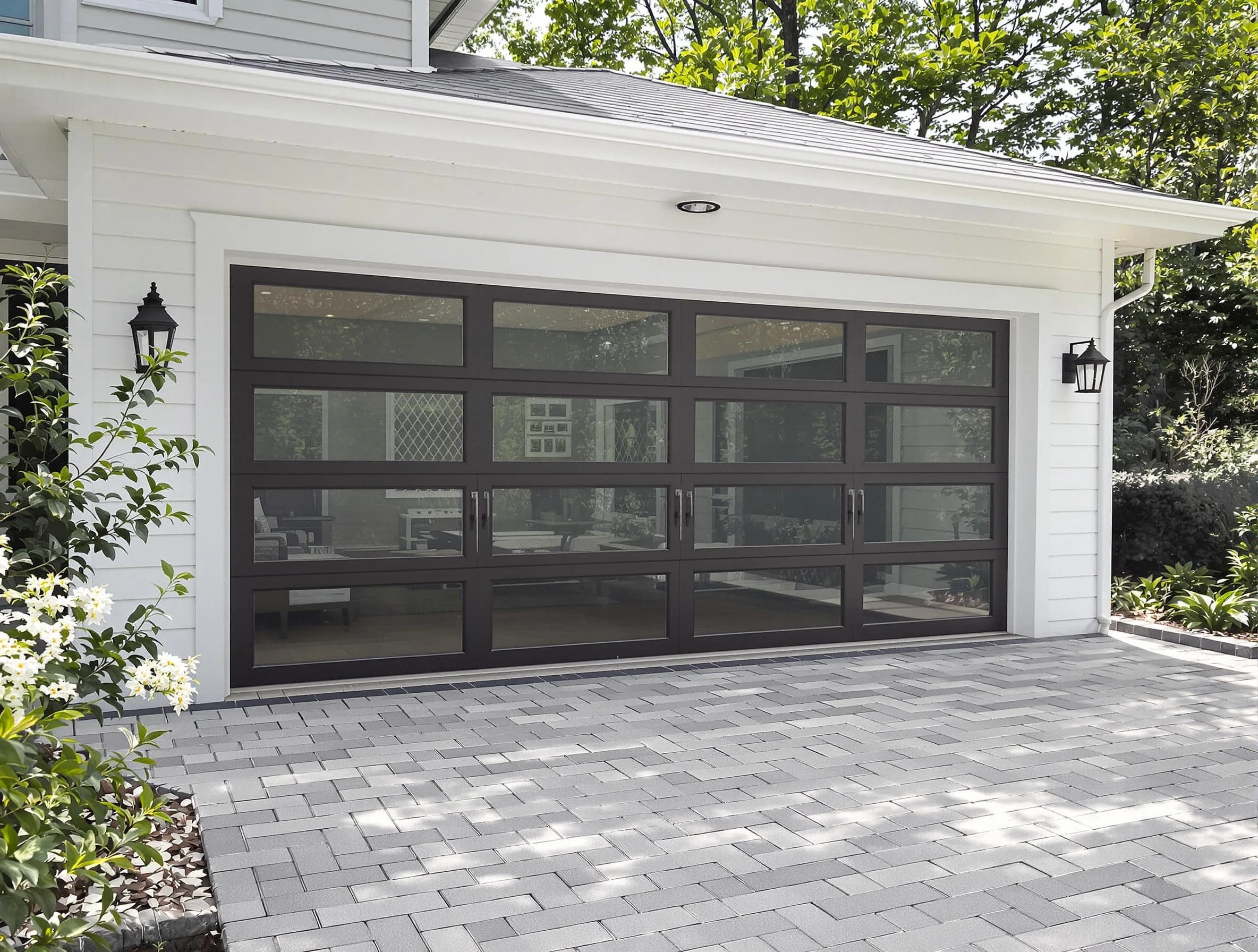 Kearns Garage Door Repair design specialist presenting custom garage door options to Kearns homeowner