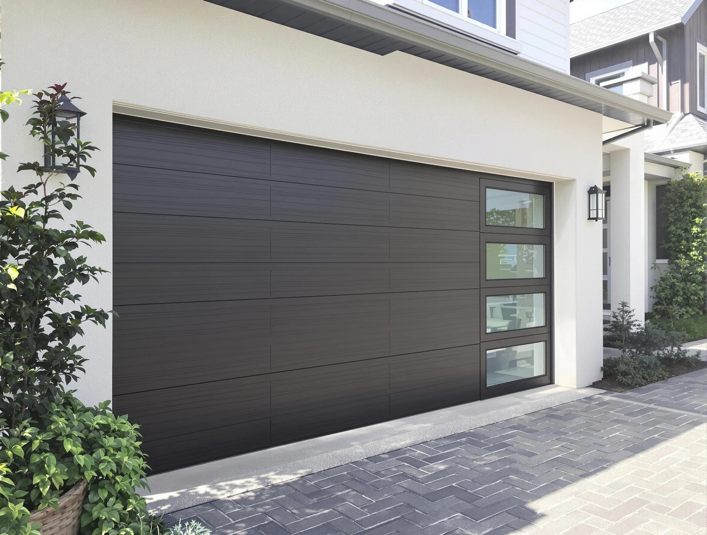 Custom garage door installation by Kearns Garage Door Repair in Kearns
