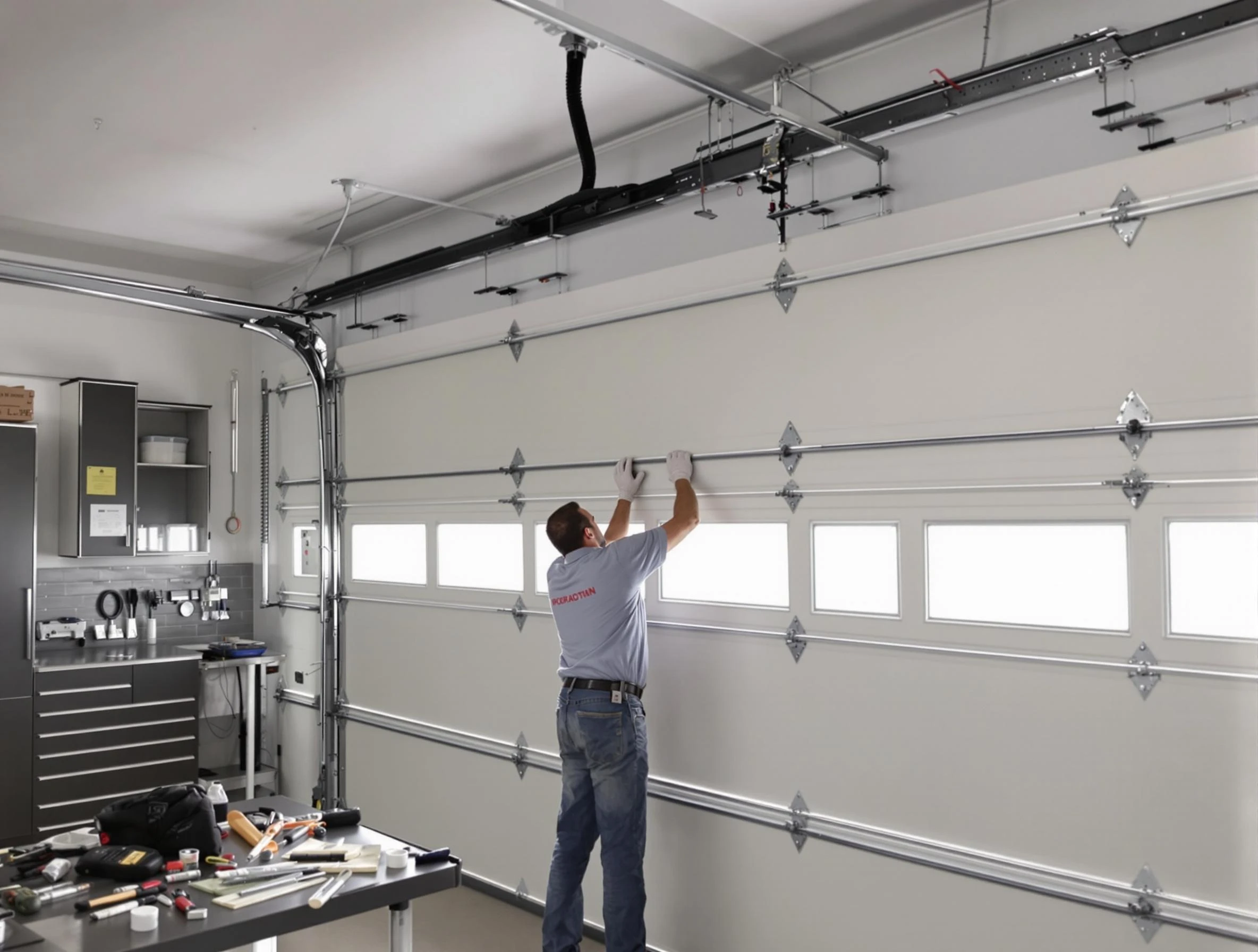 Garage Door Track Repair in Kearns