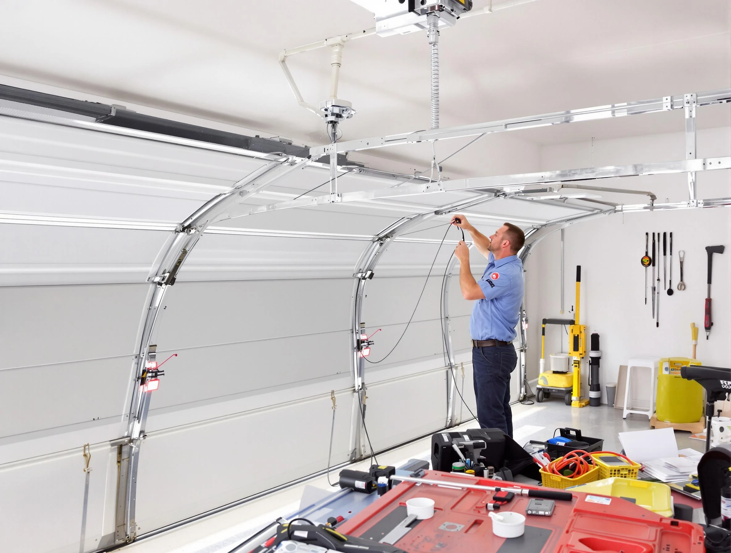 Garage door cable repair service by Kearns Garage Door Repair in Kearns