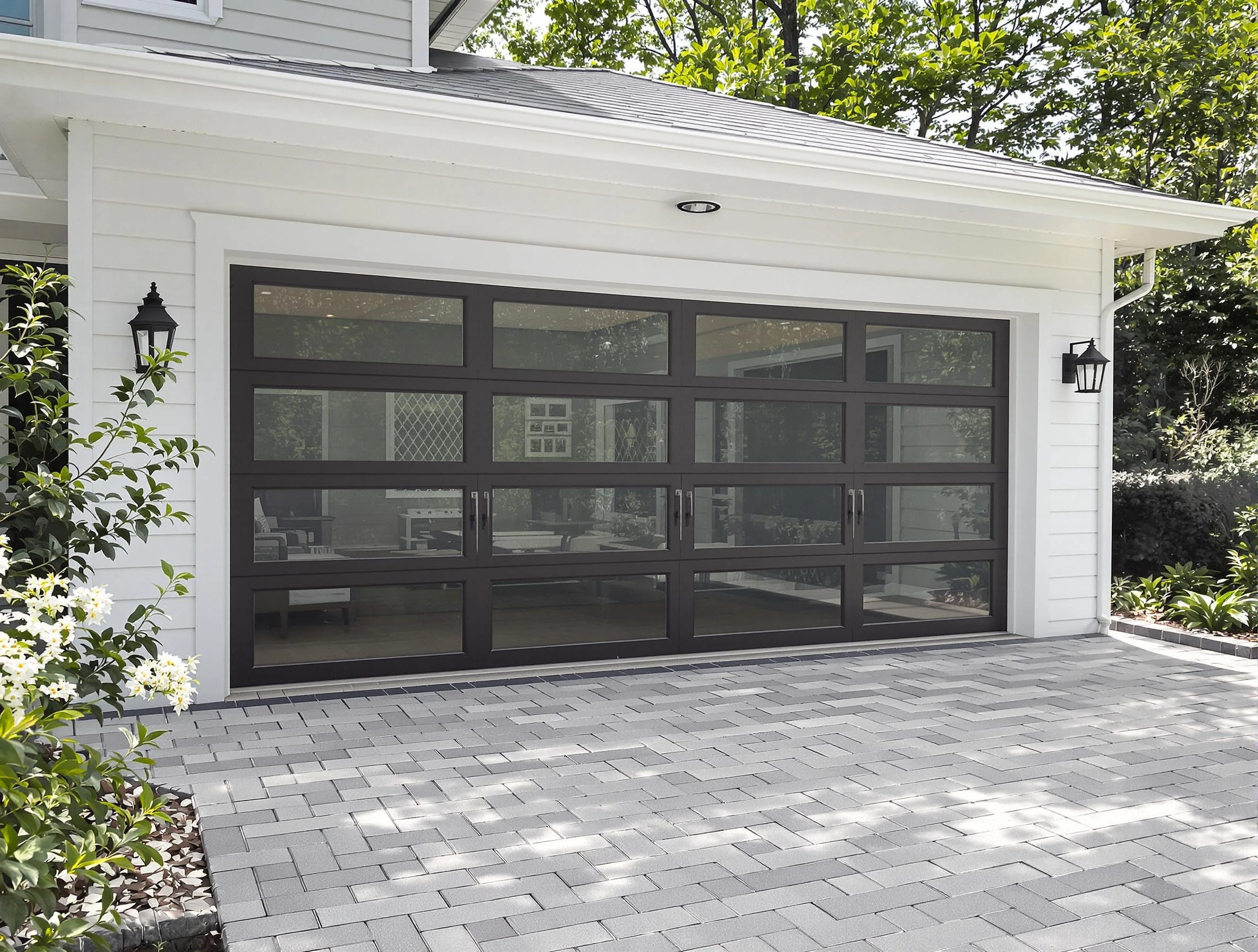 Kearns Garage Door Repair design specialist presenting custom garage door options to Kearns homeowner