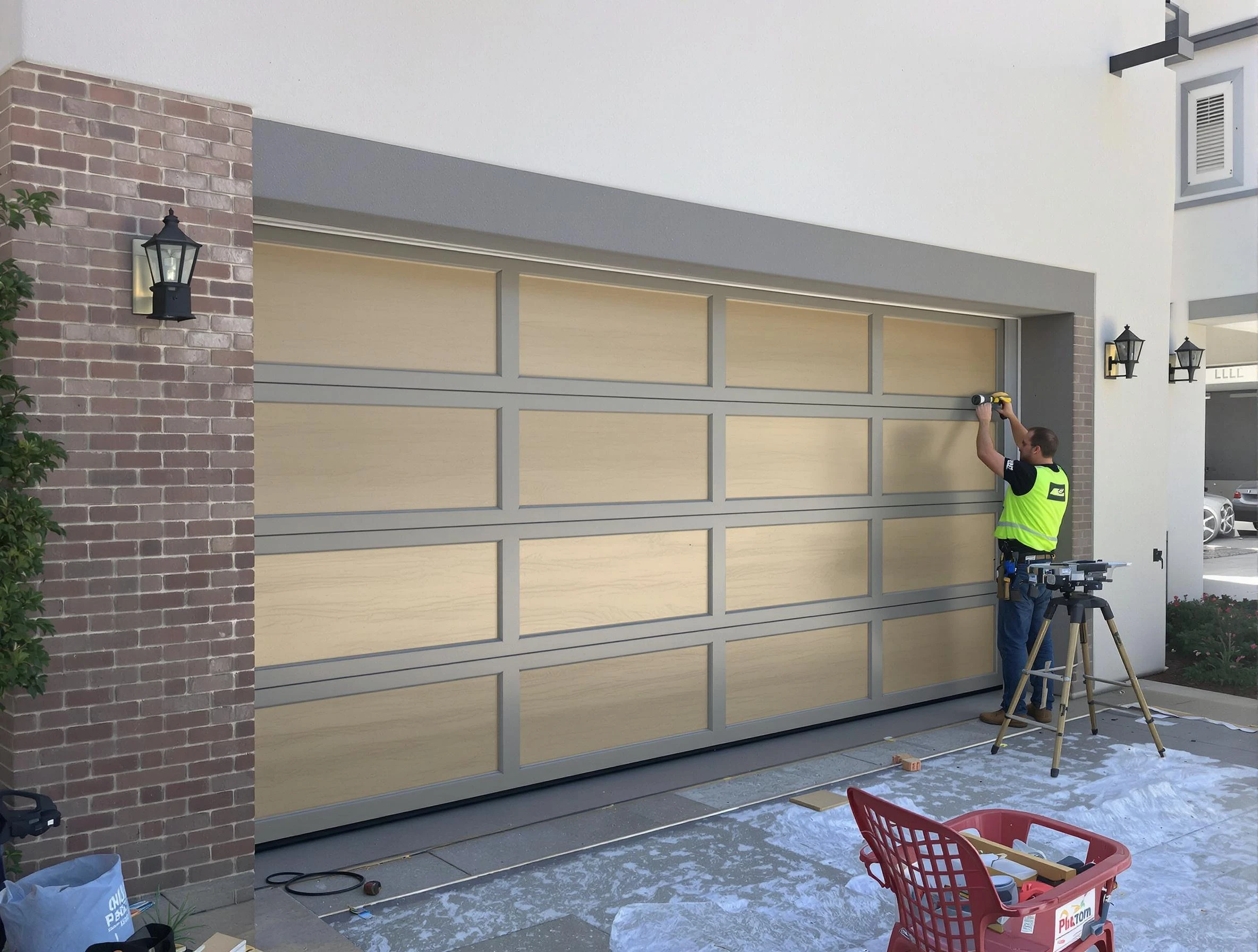 Garage door replacement service by Kearns Garage Door Repair in Kearns