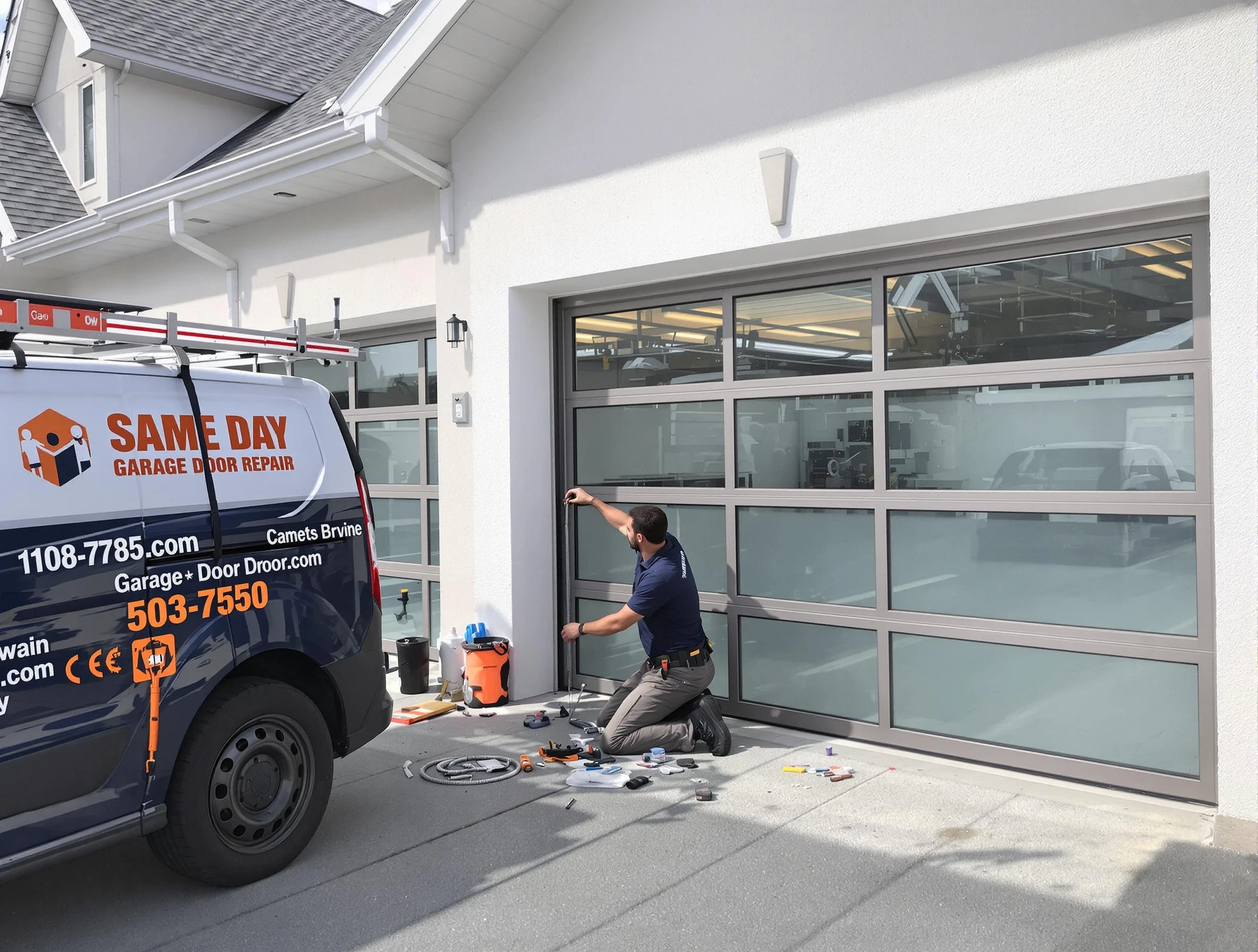 Same-day garage door repair service by Kearns Garage Door Repair in Kearns